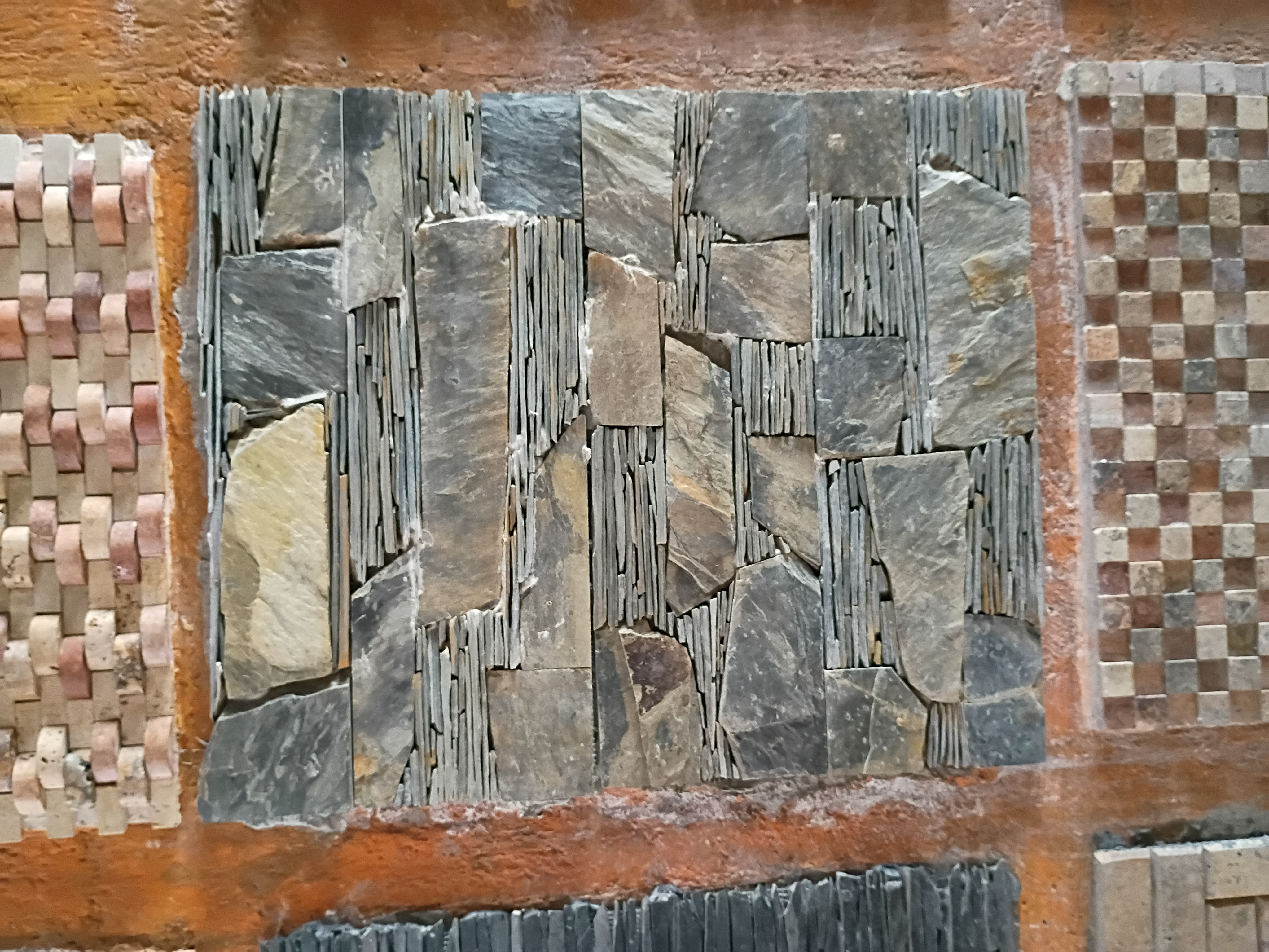 Malla de laja verde militar mixta